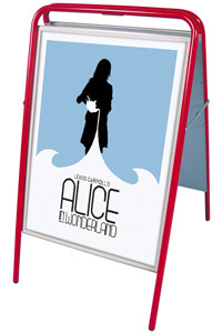 Expo Sign Kundenstopper - 50x70cm - rot