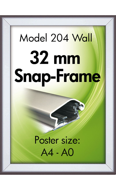 Alu Klapprahmen 32mm - A4 - Maxi-Set